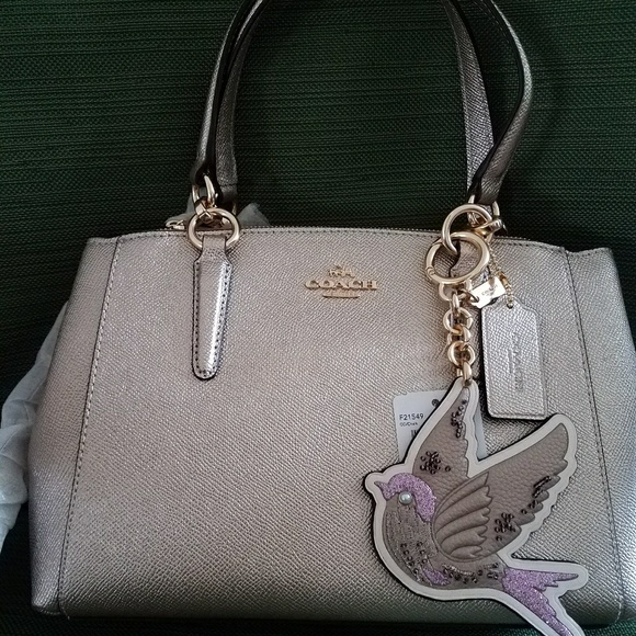 Coach Handbags - NWT Coach Mini Christie and NWT Coach key fob